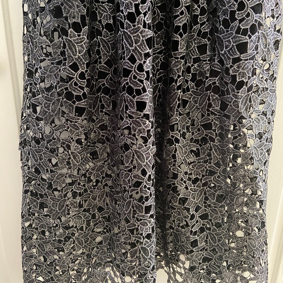 ASTR A-Line Midi Lace Dress Black - L - Picture 6 of 6